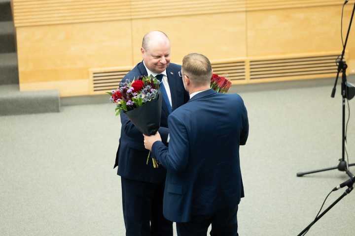 Linas Kukuraitis:  „Sauliui Skverneliui dėkojame už atsakingą ir principingą tarnystę Lietuvos žmonėms