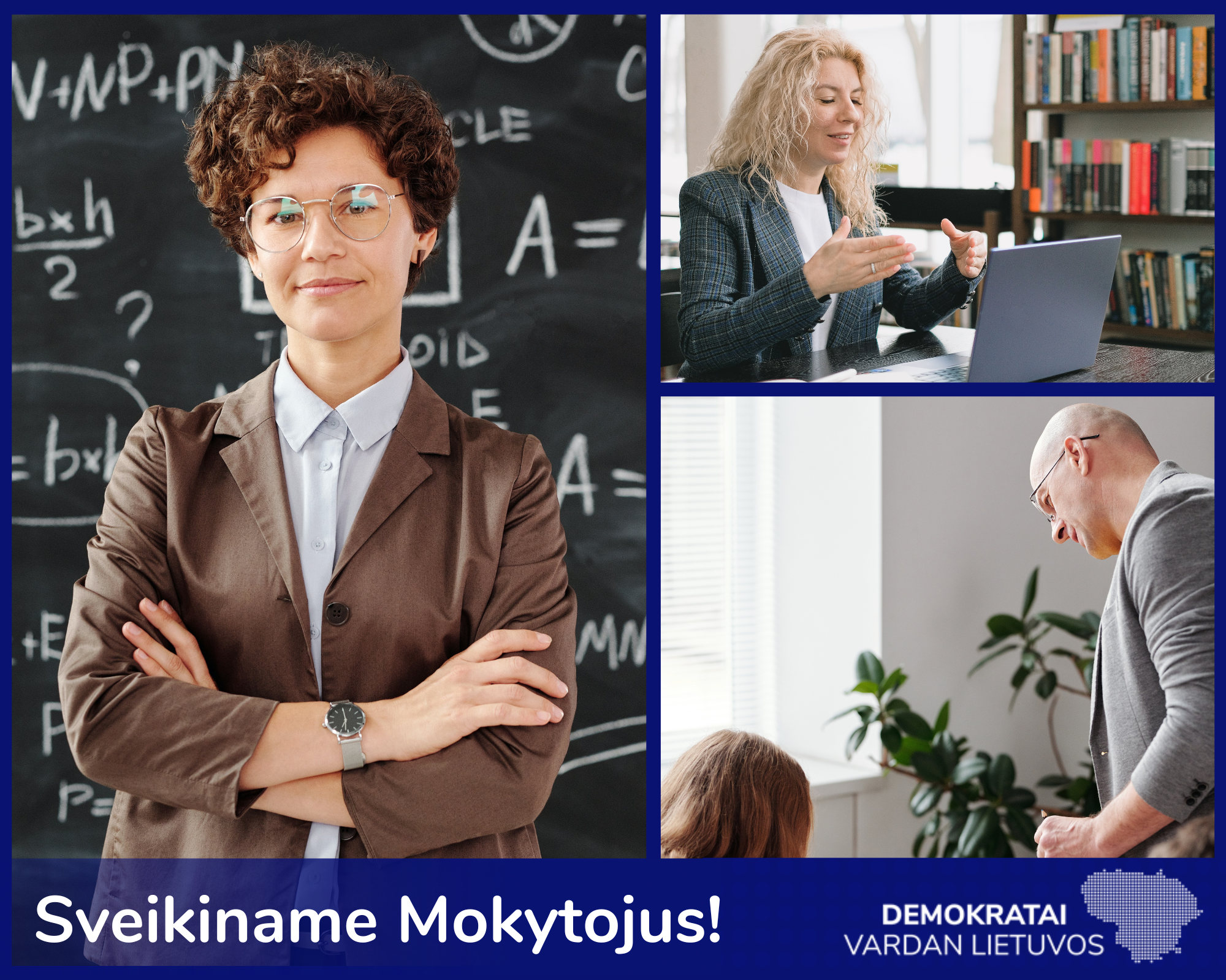 Sveikiname Tarptautinės mokytojų dienos proga!