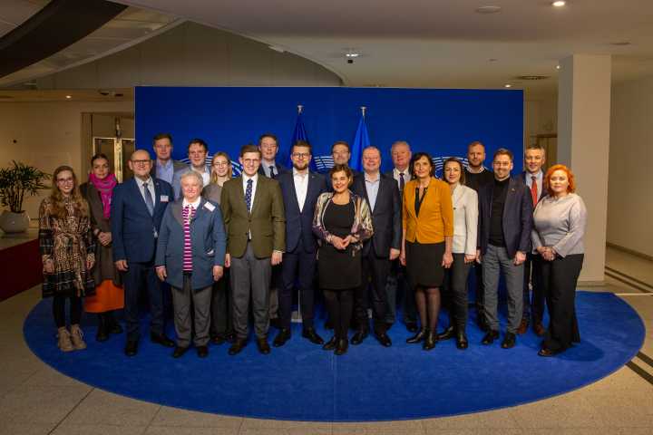Demokratų sąjungos „Vardan Lietuvos“ atstovai lankosi Europos Parlamente Briuselyje