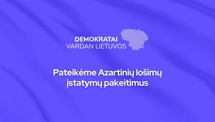 Konservatorių siūlomas azartinių lošimų reklamos draudimas – tik nacionalinio stadiono aferos priedanga 