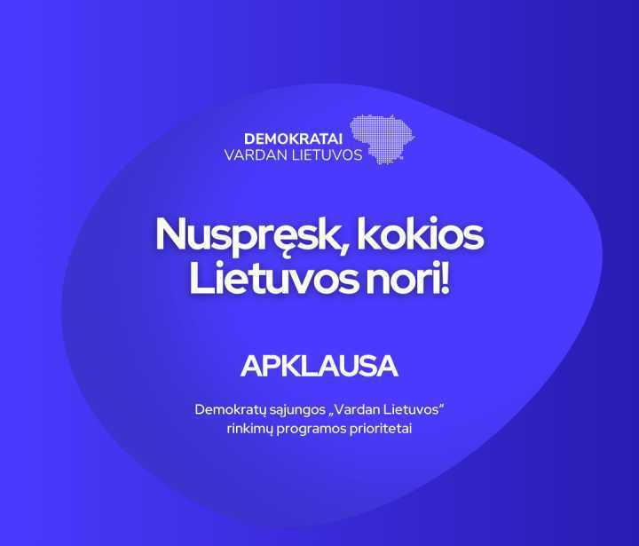 Nuspręsk, kokios Lietuvos nori, – užpildyk apklausą 