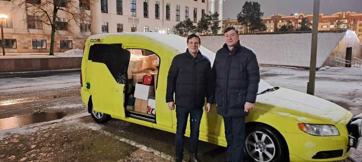 Dovanotas Greitosios pagalbos automobilis pasiekė Ukrainą!